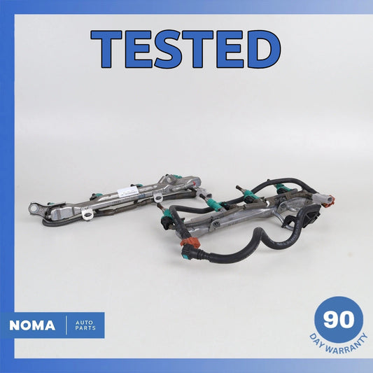 07-17 Lexus USF40 LS460 1UR 4.6L Left & Right Fuel Gas Rail w/ Injector Set OEM - photo 1