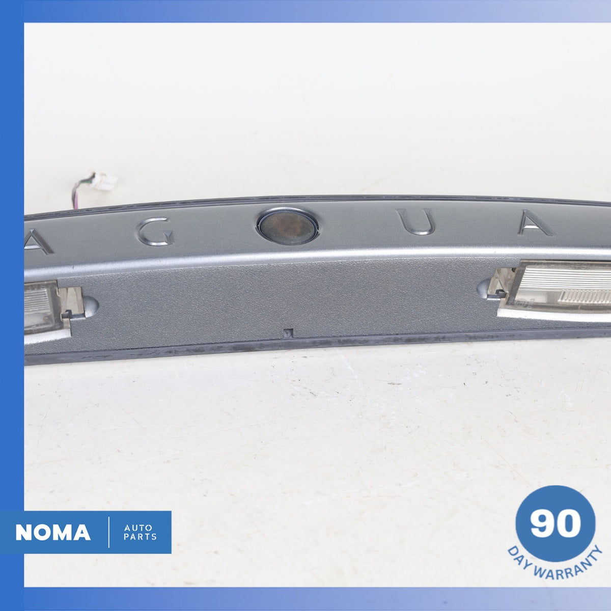 03-06 Jaguar X100 XKR Rear Trunk Bezel License Plate Light Lamp Trim Gray OEM - photo 9
