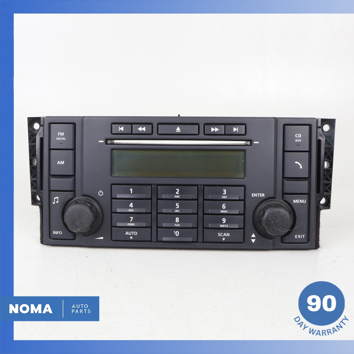 Land Rover L359 LR2 AM FM Radio CD Player Receiver Panel Switch 6H5218845AC OEM - photo 1