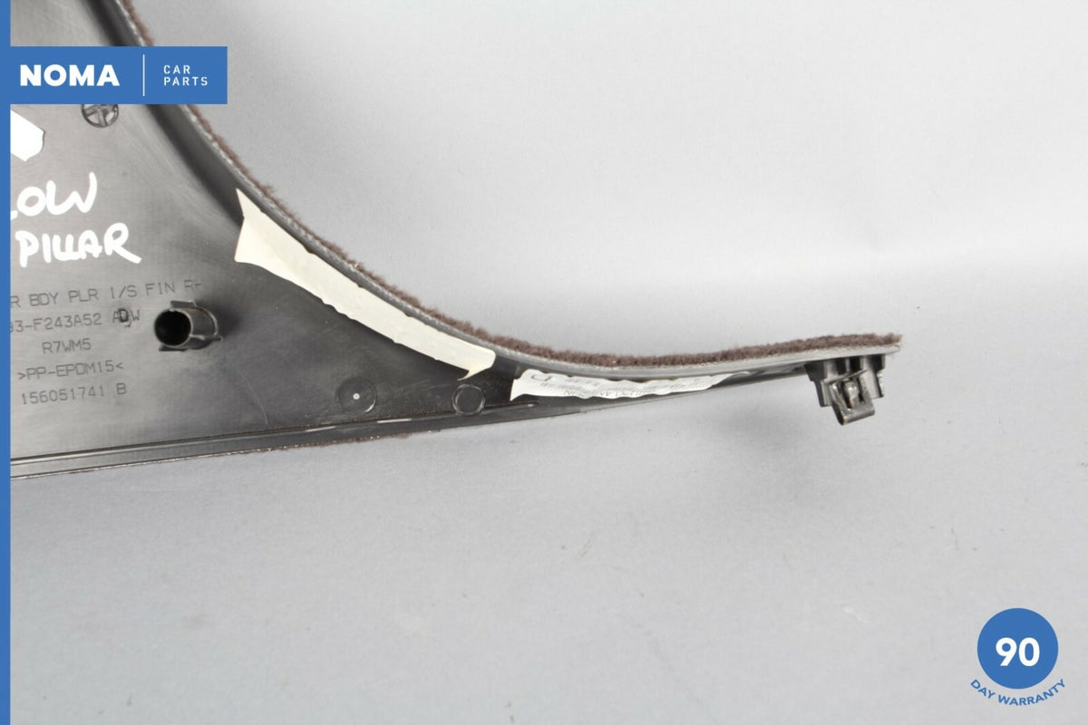 10-18 Jaguar XJ XJL X351 Right Passenger Lower B Pillar Trim Cover Carpet OEM - photo 8