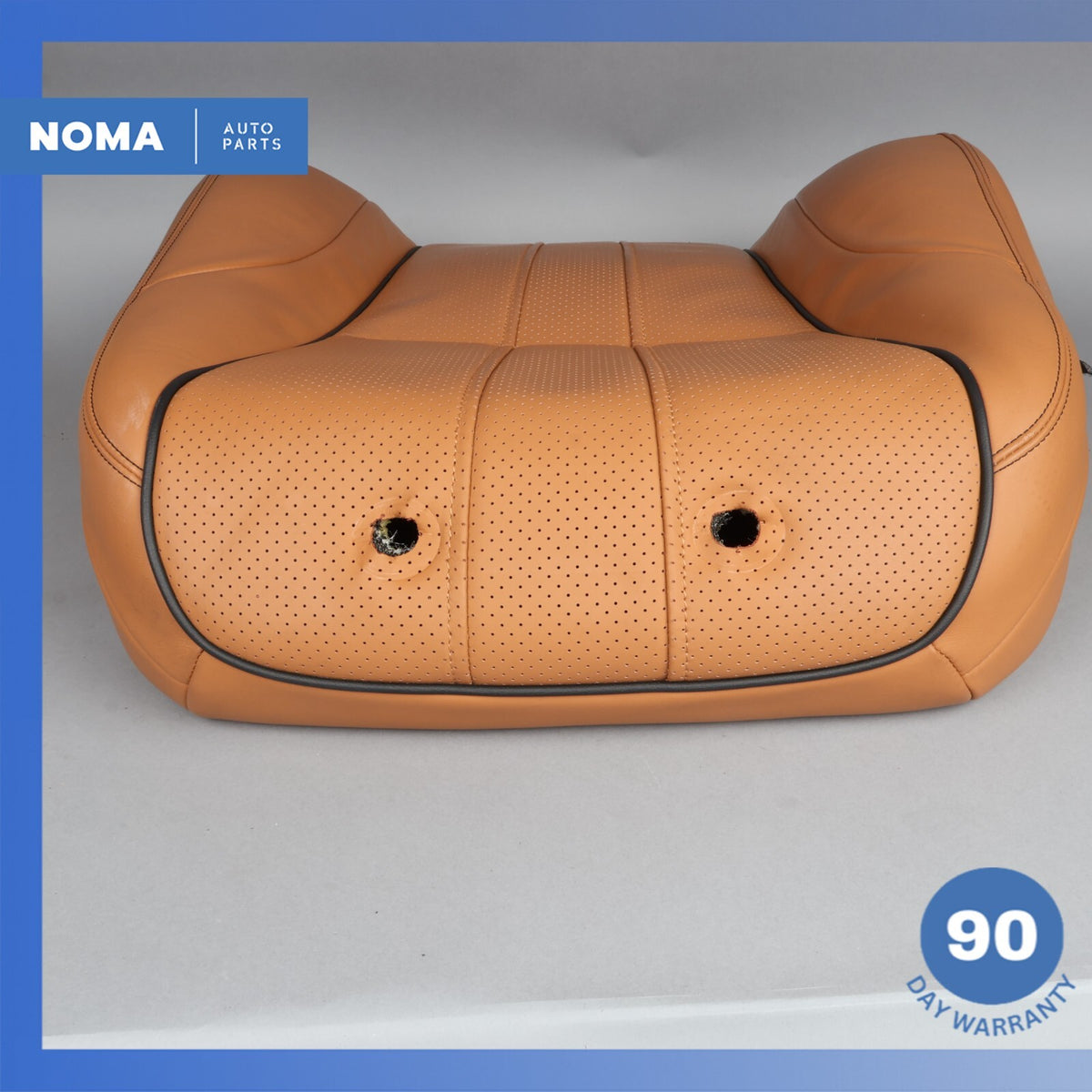 10-19 Jaguar X351 XJL XJR Front Right Passenger Top Upper Seat Cushion Brown OEM - photo 13