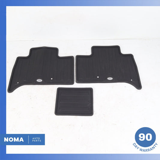 17-23 Land Rover L462 Discovery 5 Front Left & Right Floor Rubber Mat Set OEM - photo 1