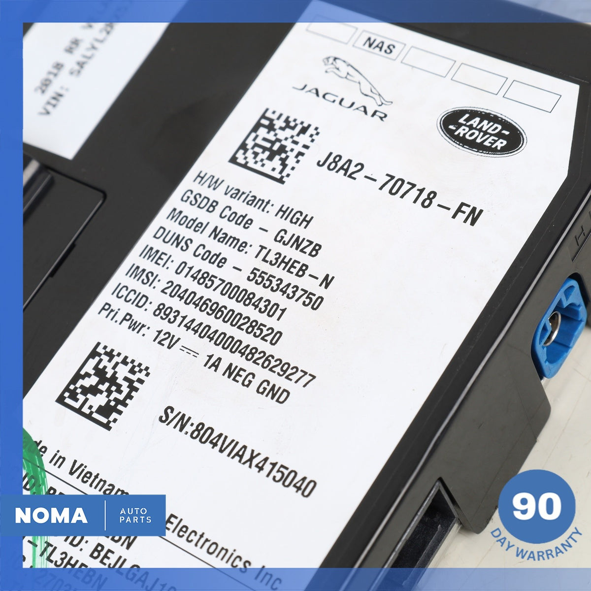 18-23 Range Rover L560 Velar X760 XE Telematics Communication Module OEM 92k - photo 6
