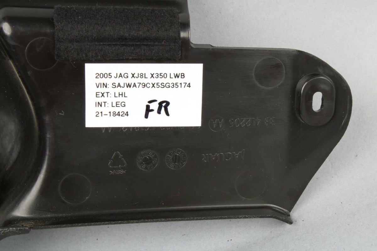 04-07 Jaguar XJ8 VDP X350 Front Right Side Seat Mechanism Cover Trim LEG OEM - photo 10