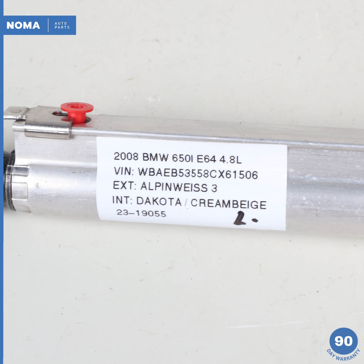 04-10 BMW E64 650i M6 Convertible Top Main Drive Lift Cylinder Left Side OEM - photo 8