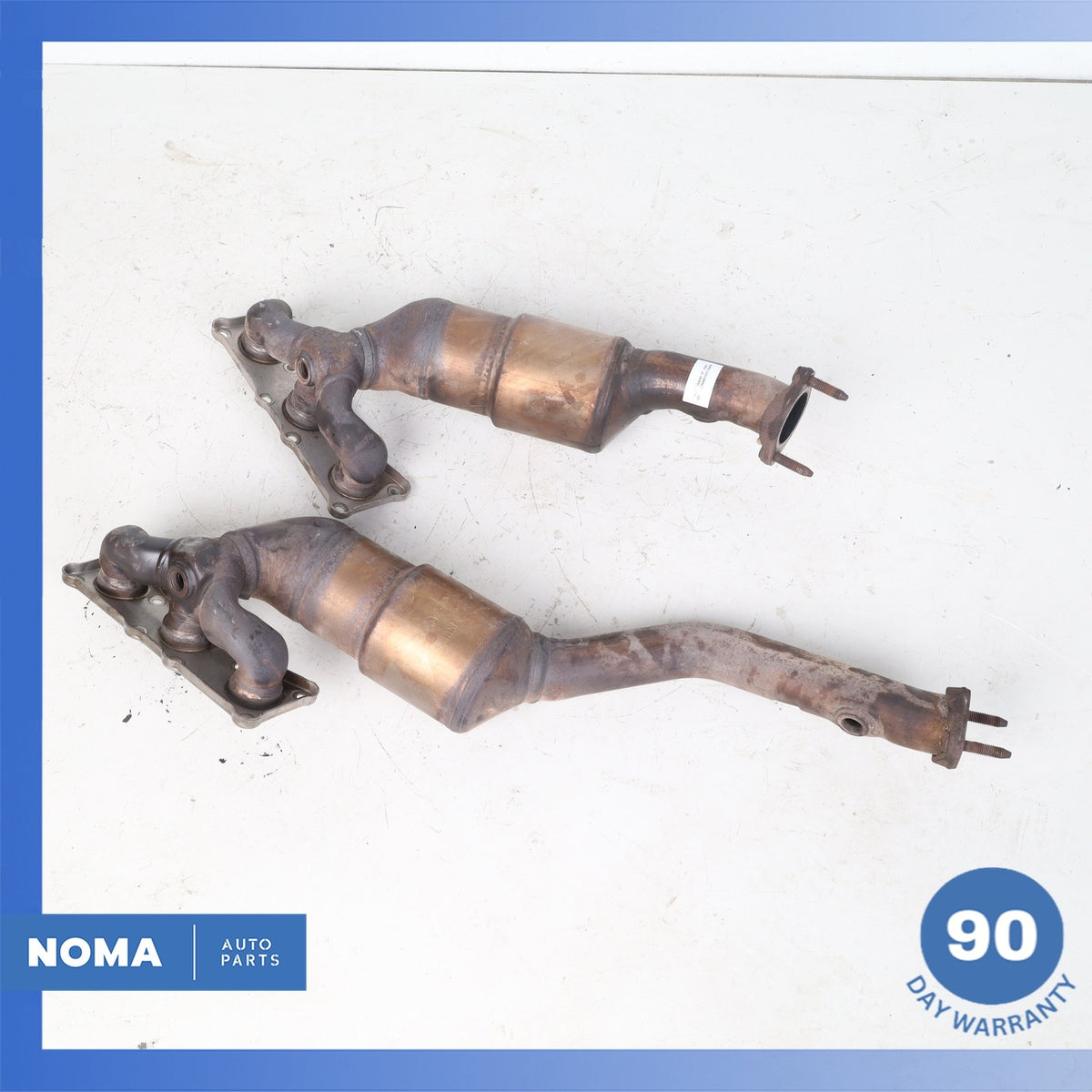 06-08 BMW E85 Z4 Front & Rear Exhaust Downpipe Set 7545318 OEM - photo 10