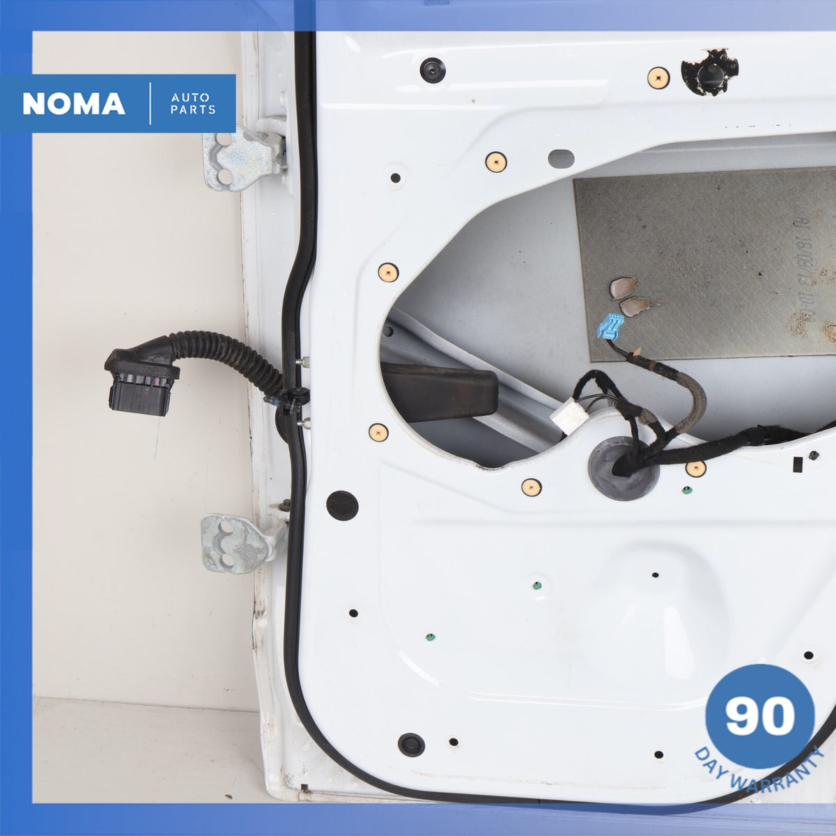 12-19 LR Range Rover Evoque L538 4DR Rear Right Side Door Panel Shell White OEM - photo 12