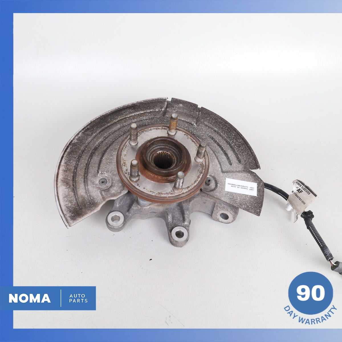 07-09 Jaguar X150 XK XKR Rear Left Side Spindle Knuckle Hub w/ Shield OEM - photo 1