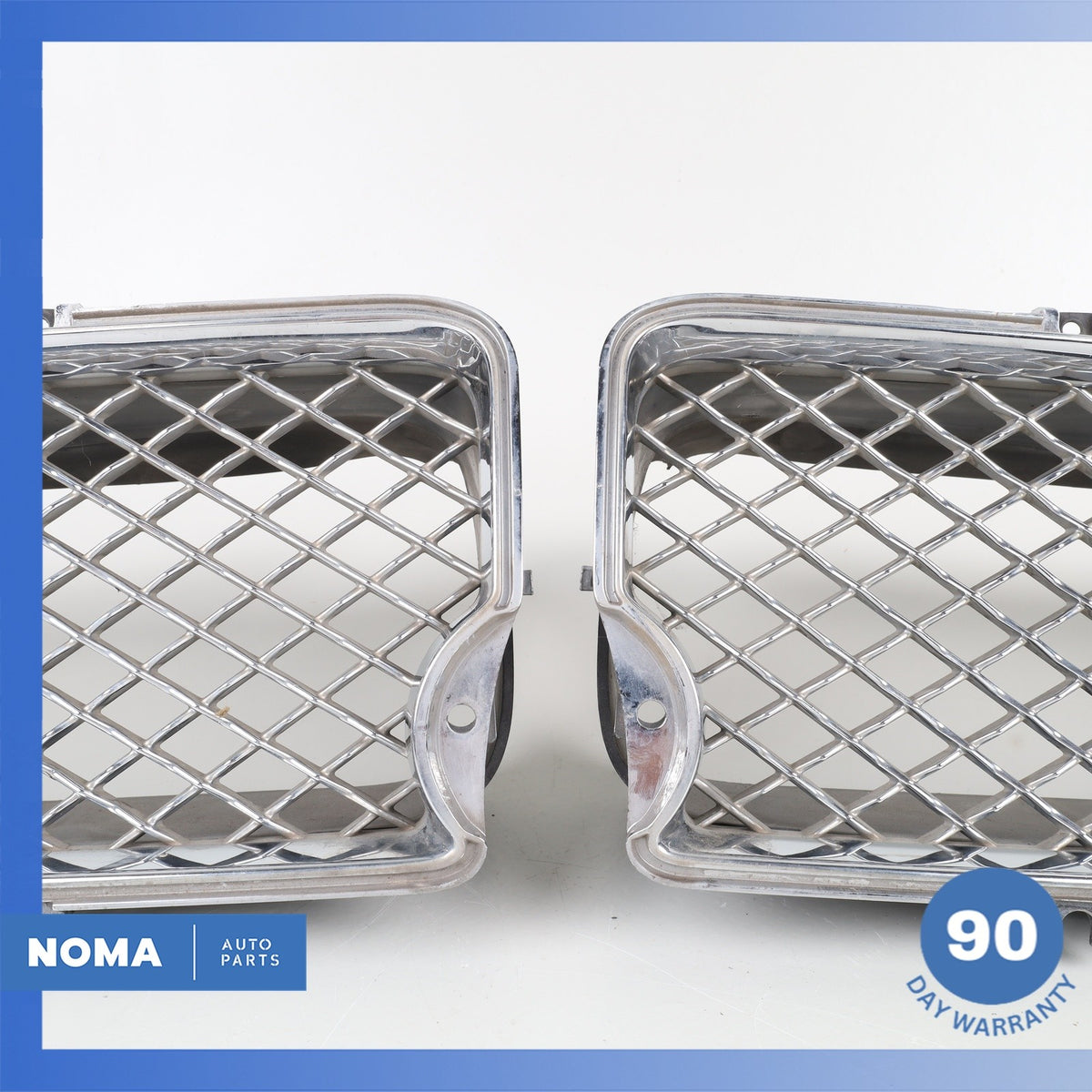 08-09 Jaguar X358 XJ8 XJR Left & Right Radiator Air Duct Grille Set C2C36786 OEM - photo 7