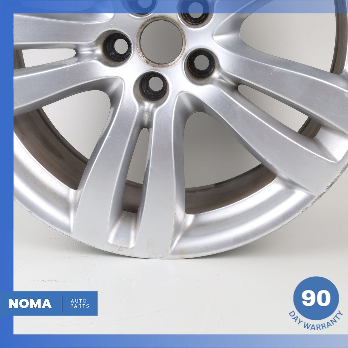 10-19 Jaguar X351 XJ Toba 9J x R19 19" Wheel Rim Set Silver OEM - photo 11