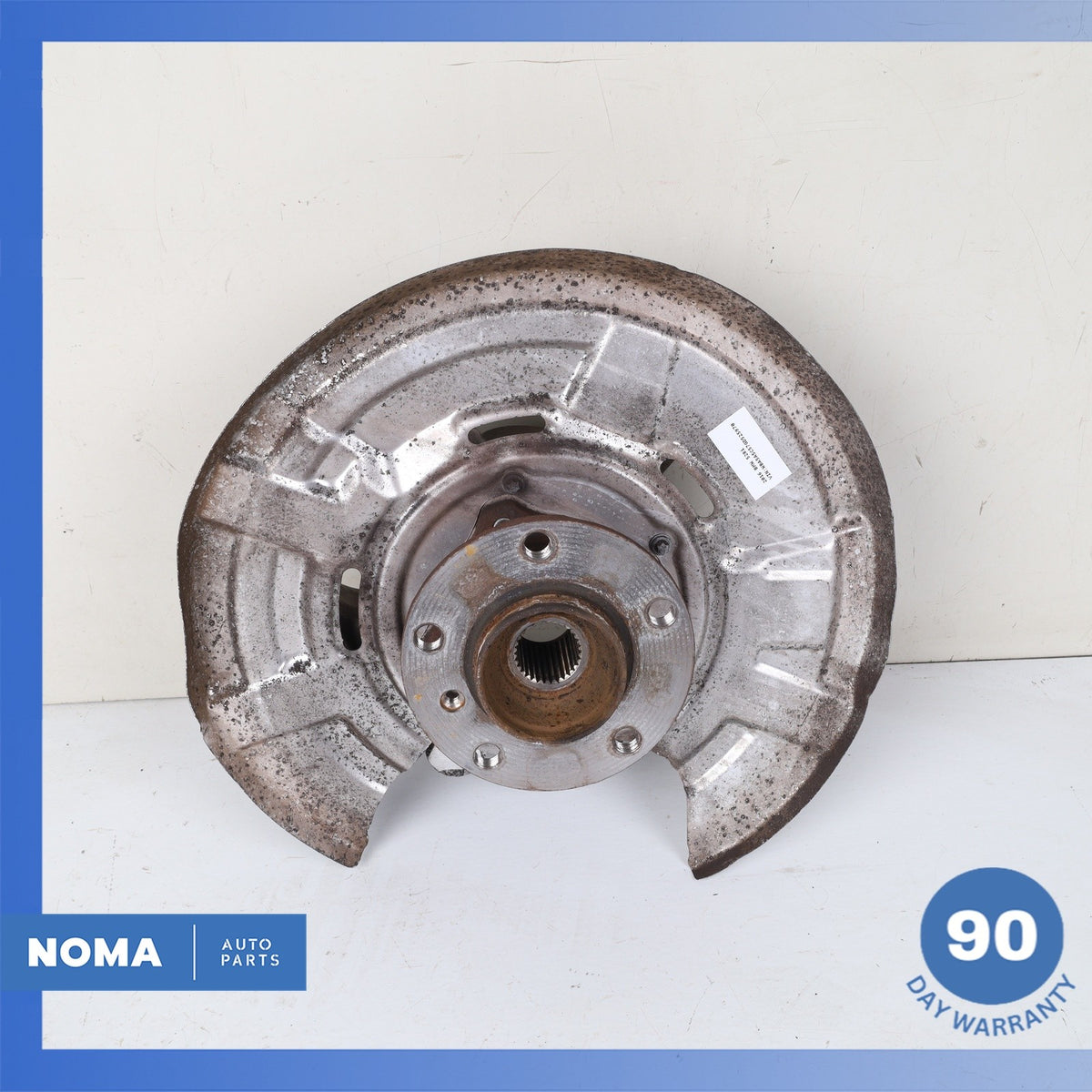 BMW F10 528i Rear Left Driver Side Spindle Knuckle Hub w/ Shield OEM - photo 1