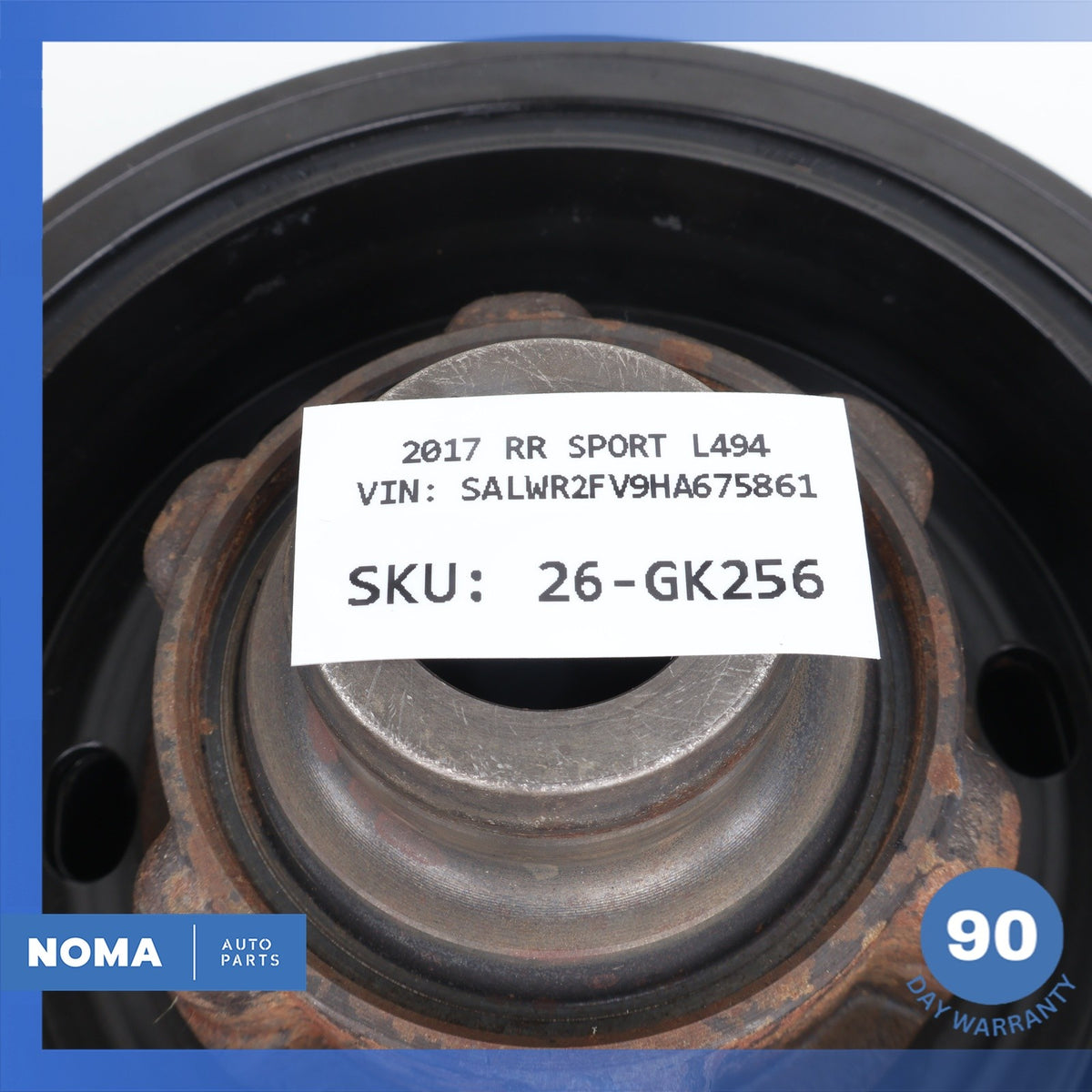 10-23 LR Range Rover Sport L494 F-Type XF Engine Crankshaft Balancer Pulley OEM - photo 10