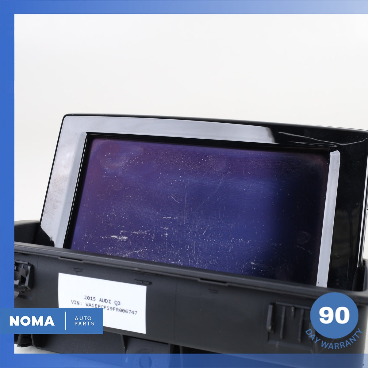 Audi 8U Q3 MMI 7" Center Navigation Display Screen Monitor w/ Trim OEM - photo 14