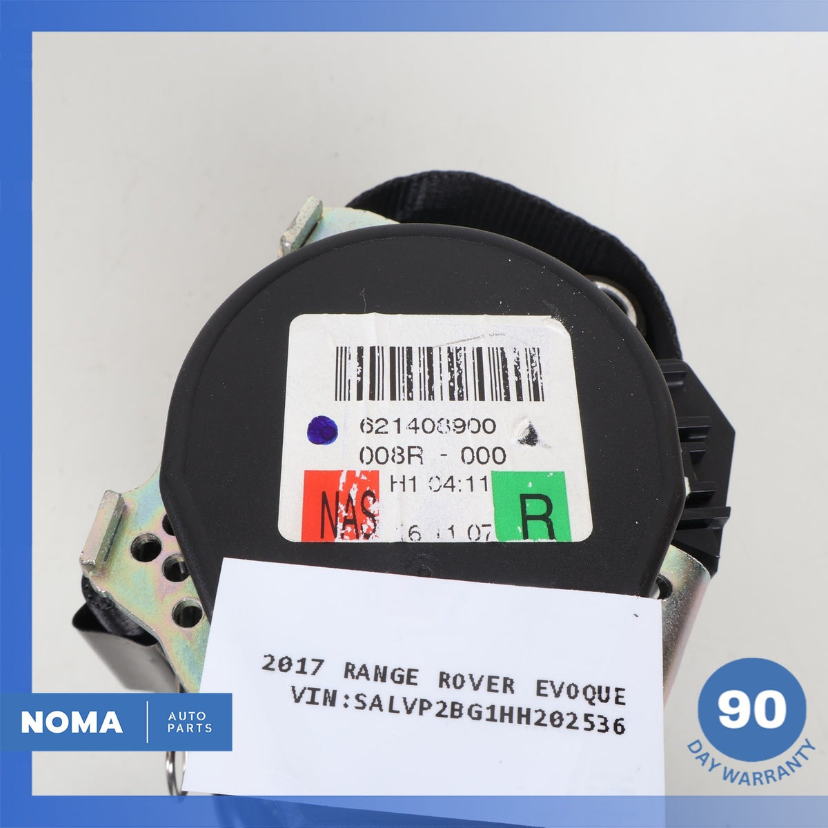 12-19 LR Range Rover Evoque L538 4DR Front Right Side Seatbelt Retractor OEM - photo 5