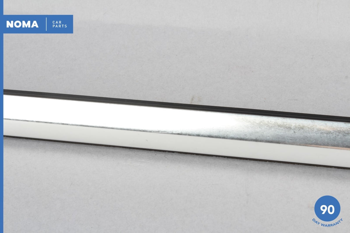 03-08 Jaguar S-Type X206 Rear Left Door Exterior Window Molding Seal Chrome OEM - photo 4