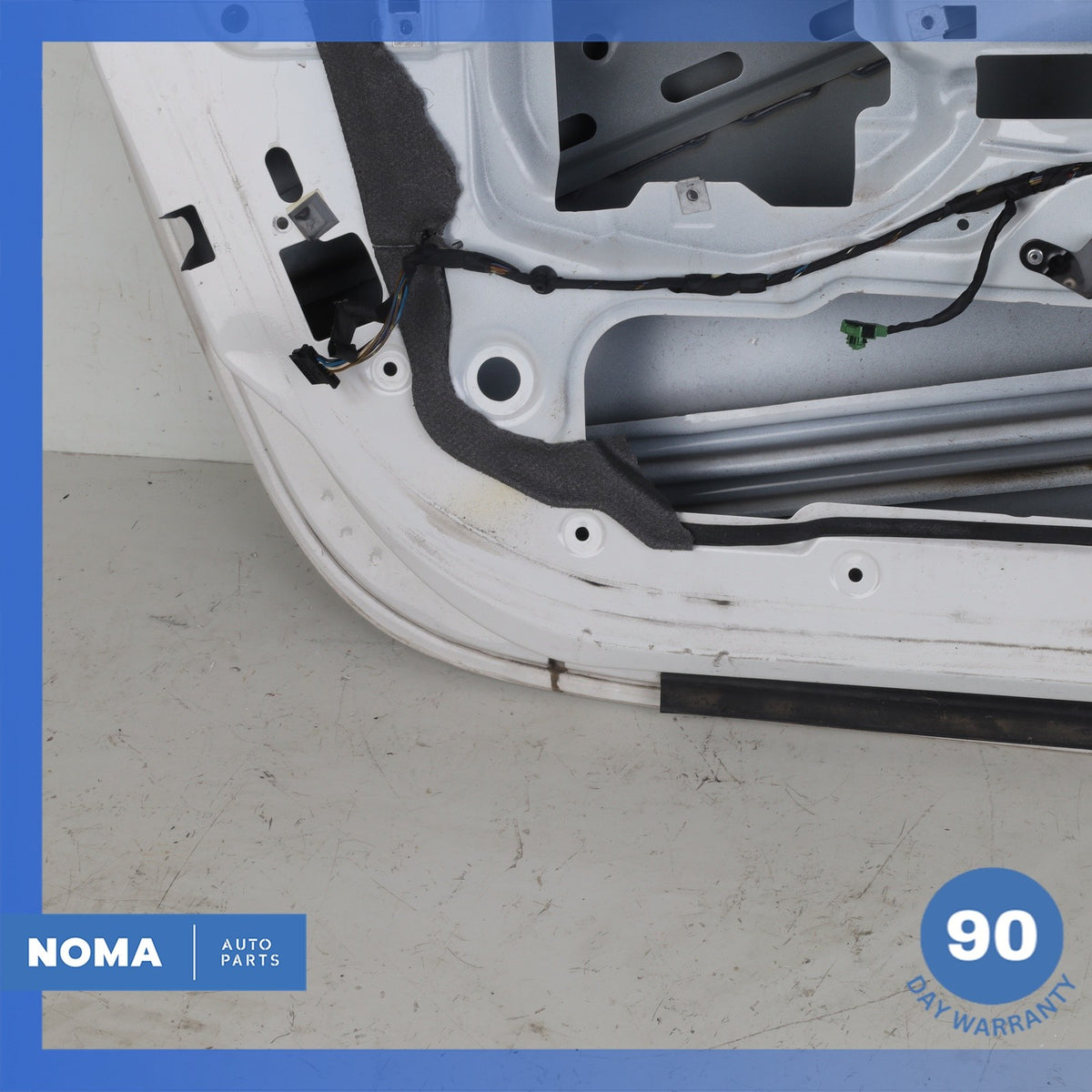 03-08 BMW E85 E86 Z4 Left Driver Side Door Shell Panel White OEM - photo 10