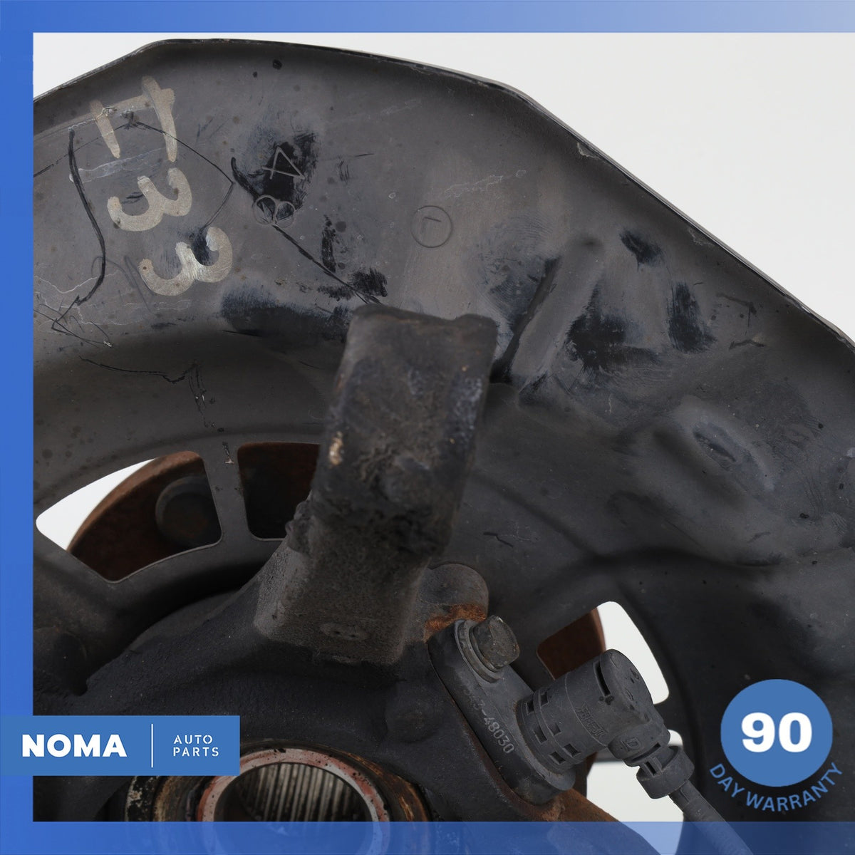 04-08 Lexus MHU33 RX400h RX350 Front Left Spindle Knuckle Hub w/ Shield OEM - photo 12