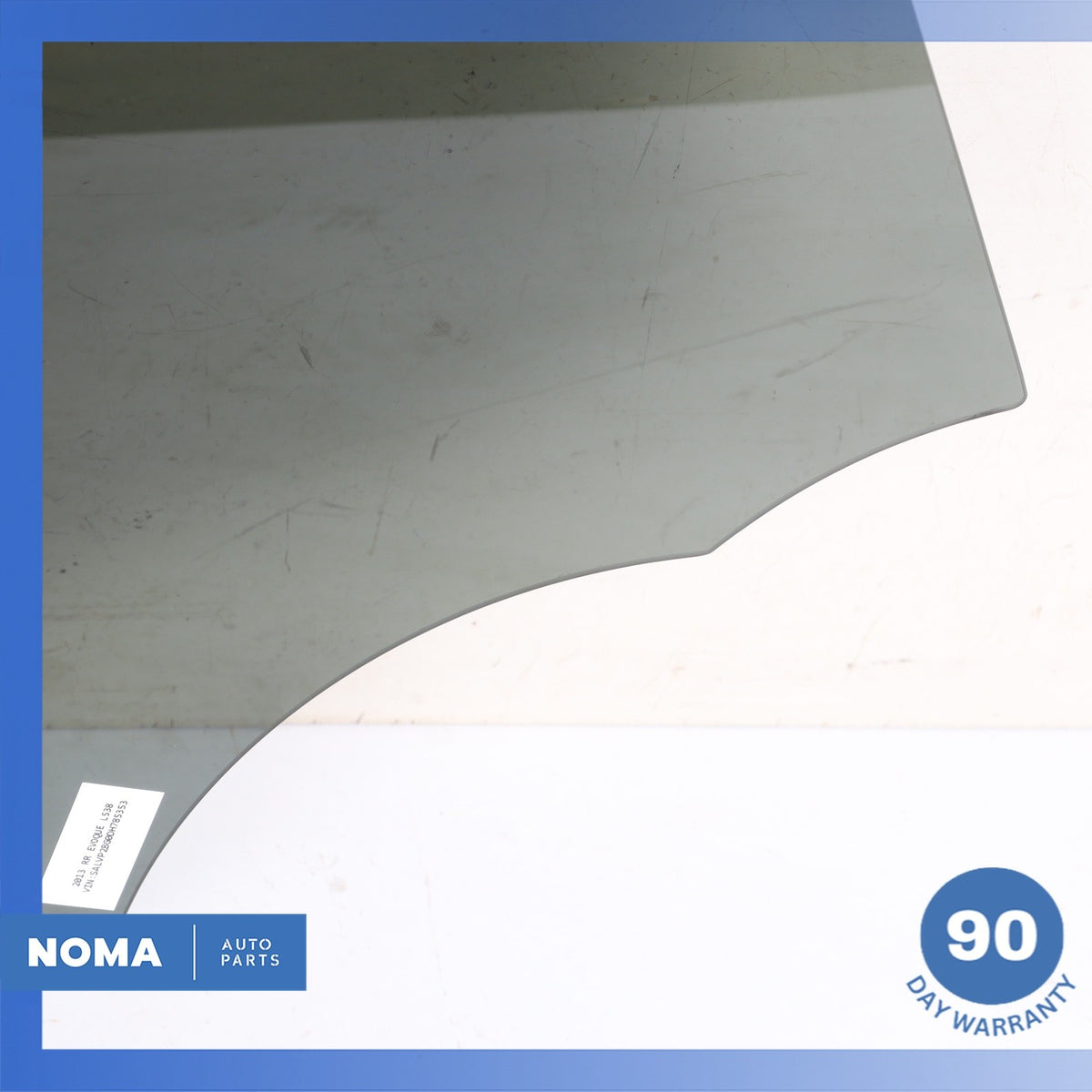 12-19 Range Rover Evoque L538 4DR Rear Right Passenger Door Window Glass OEM - photo 5