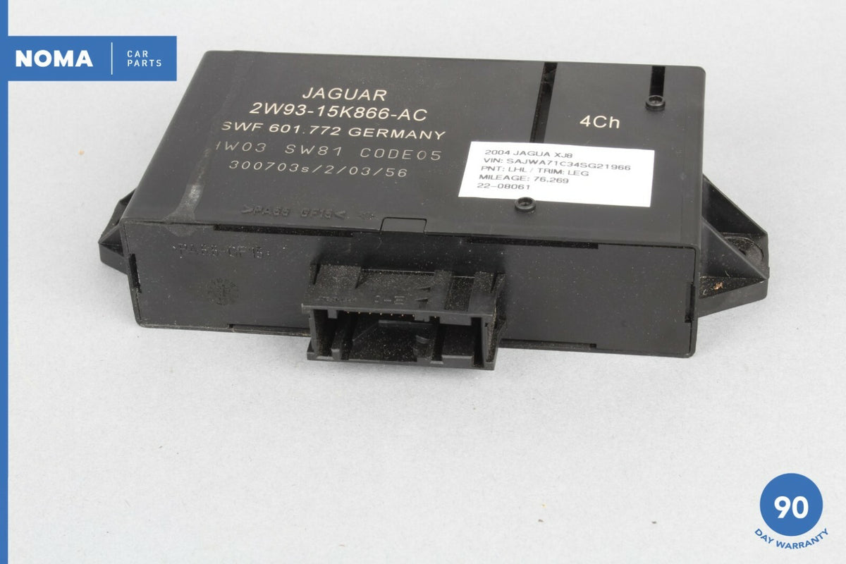 04-07 Jaguar XJ8 XJR VDP X350 PDC Park Assist Control Module 2W9315K866AC OEM - photo 1