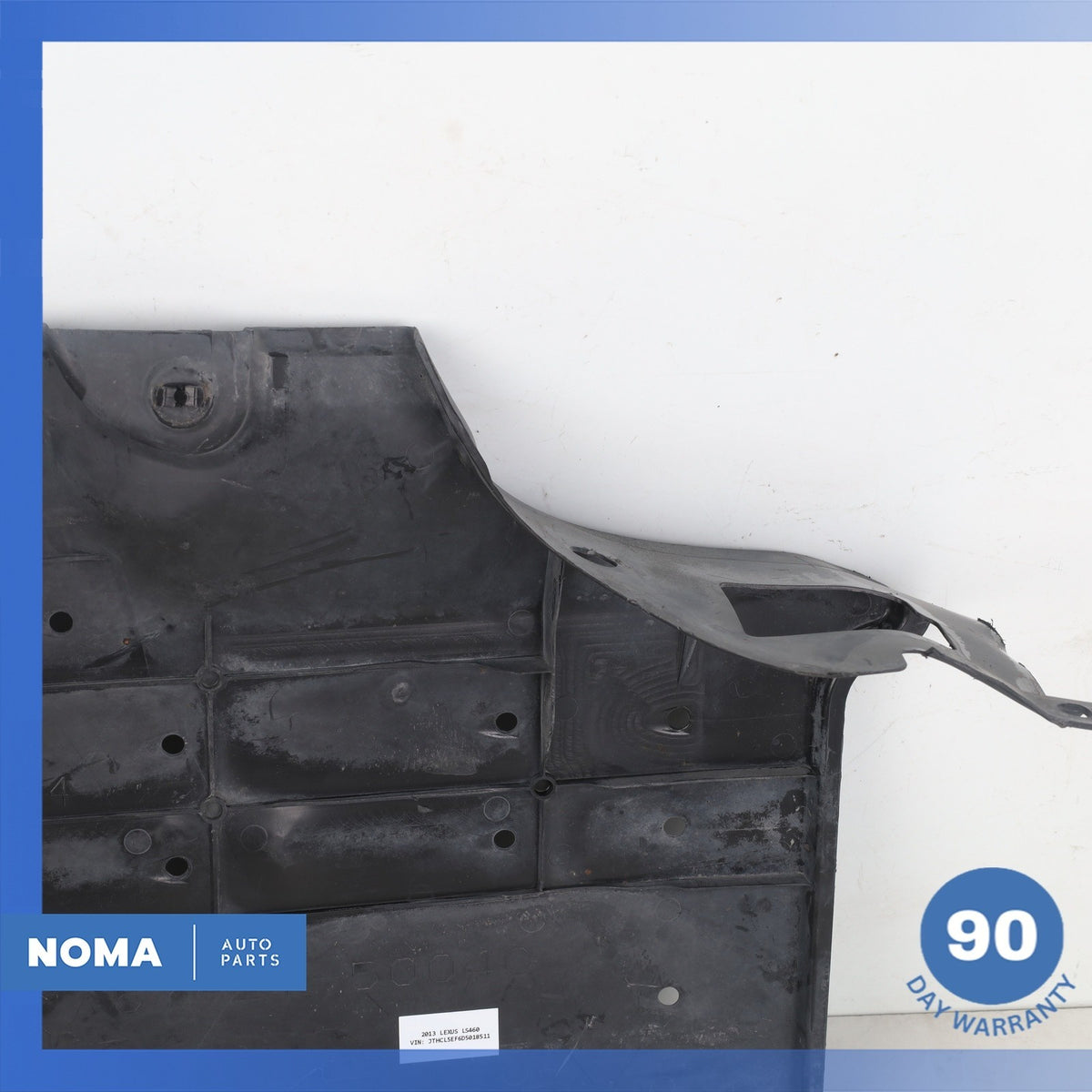 13-17 Lexus USF40 LS460 Rear Right Passenger Side Floor Underbody Shield OEM - photo 10