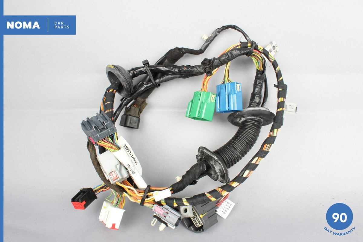 2004 Jaguar XJ8 XJR VDP X350 Front Left Driver Side Door Wiring Harness OEM - photo 8