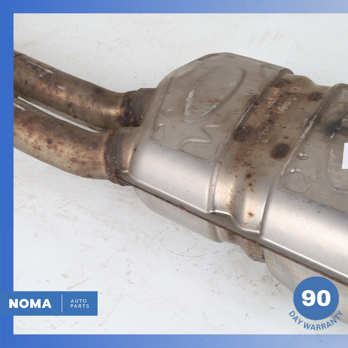 14-18 Audi D4 A8 3.0L Center Exhaust Muffler Resonator Pipe 4H0253411C OEM - photo 4