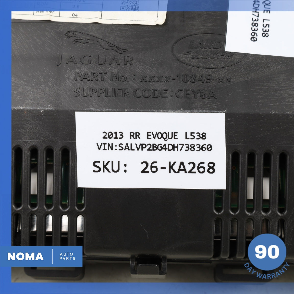 12-15 Range Rover Evoque L538 Speedometer Instrument Cluster Gauges OEM - photo 14