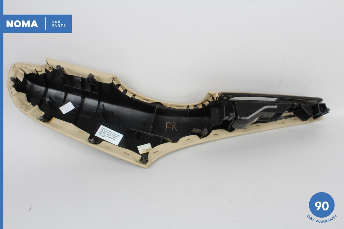 05-08 Jaguar S-Type X204 Front Right Door Armrest Panel w/ Tray Wood SEL OEM - photo 8