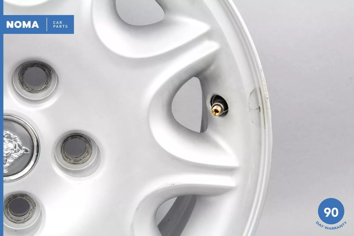 98-03 Jaguar X308 Starburst 7 x R16 16" Wheel Rim Silver MNC6113AA OEM - photo 3