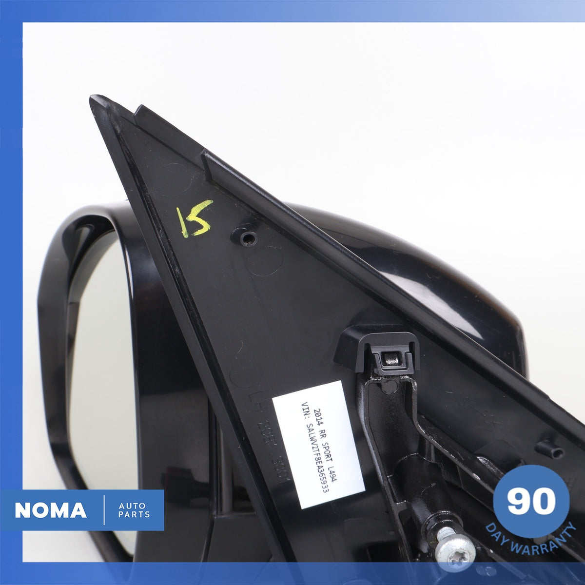 14-22 RR Sport L494 Left Rear View Door Mirror w/Blind Spot & Camera OEM - photo 3