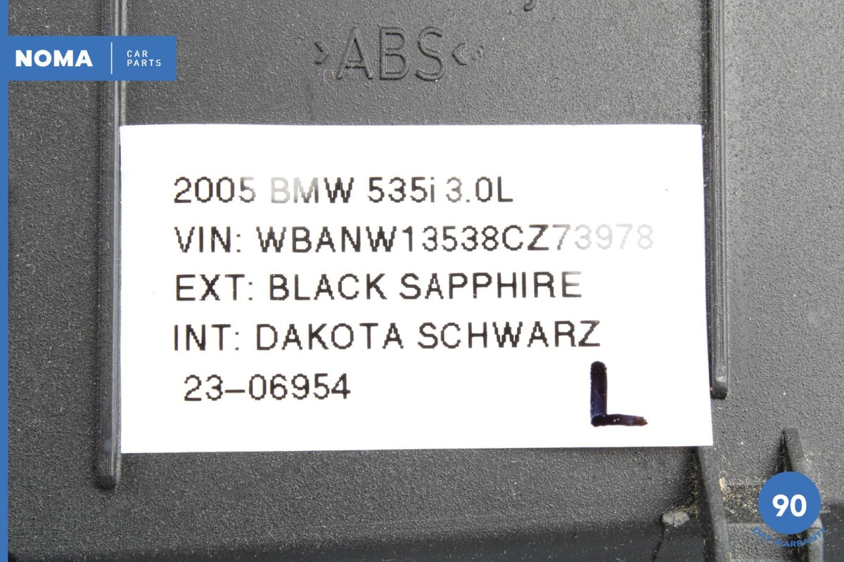 08-10 BMW 535i E60 Front Left Driver Seat Track Upper Trim Cover 52107008688 OEM - photo 11