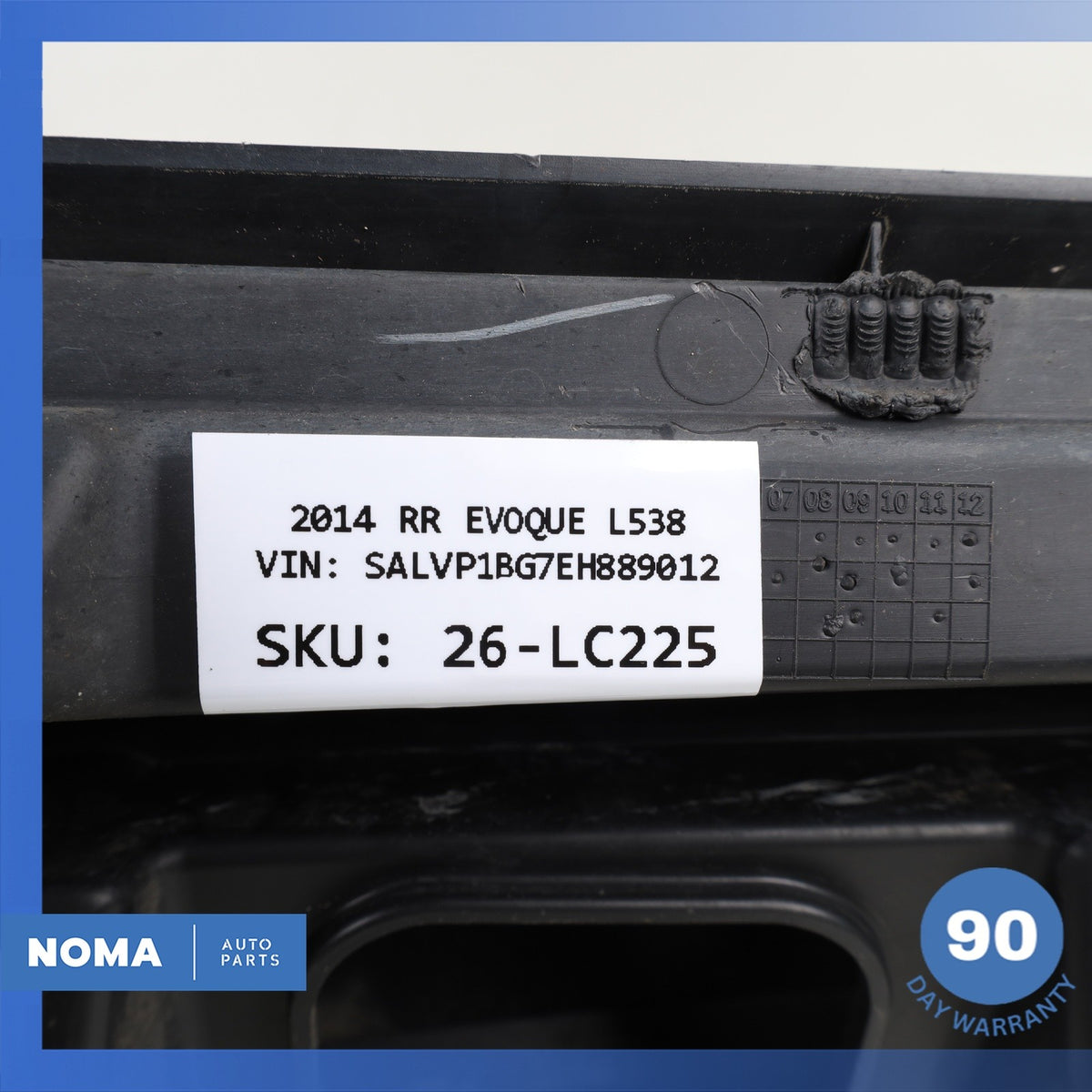 12-19 Range Rover Evoque L538 Rear Right Side Door Moulding BJ32274A48AB OEM - photo 14