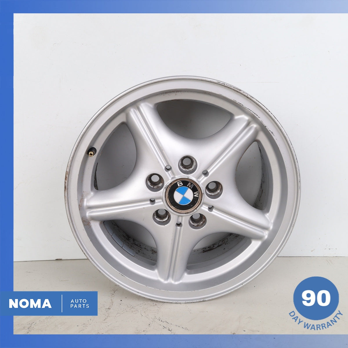 96-02 BMW E36 Z3 Style 35 7 x R16 16" Wheel Rim Silver 36111092260 OEM - photo 1