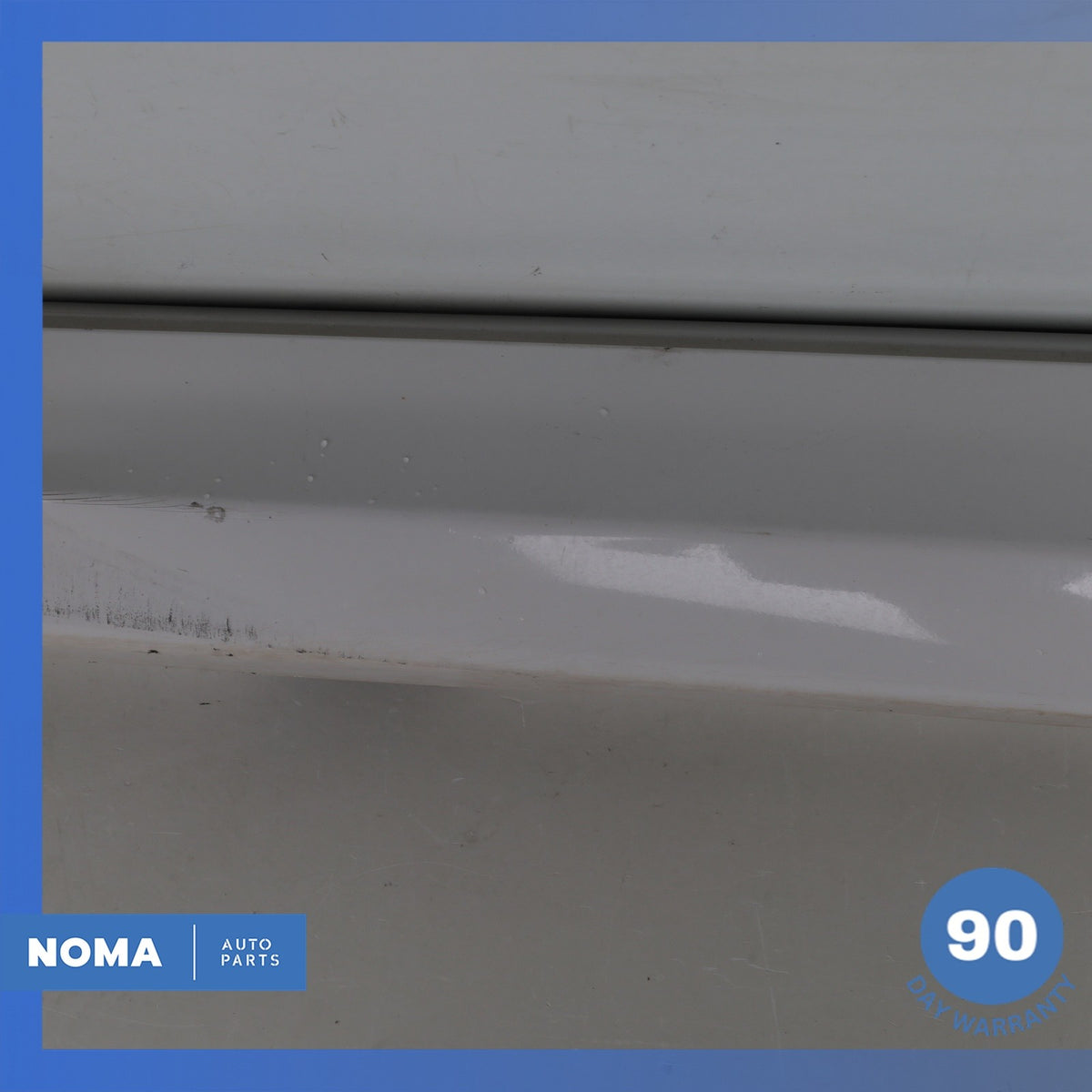 16-22 BMW G12 740i M Sport Left Driver Side Skirt Molding Rocker Panel White OEM - photo 4