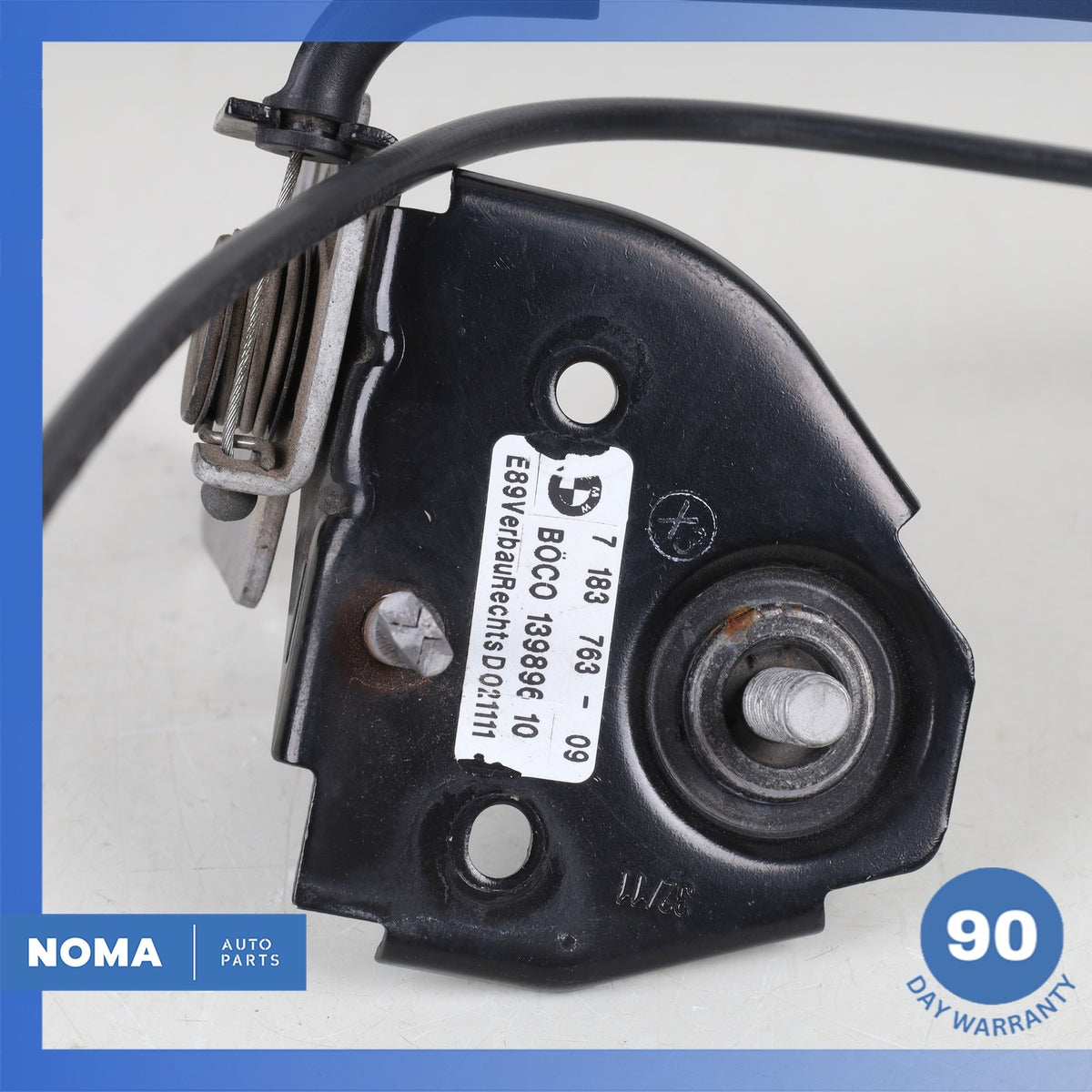 09-16 BMW E89 Z4 Right & Left Hood Bonnet Lid Lock w/ Cable OEM - photo 10