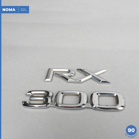 99-03 Lexus RX300 XU10 Rear Trunk Bot Tailgate Logo Emblem Chrome Set OEM - photo 1