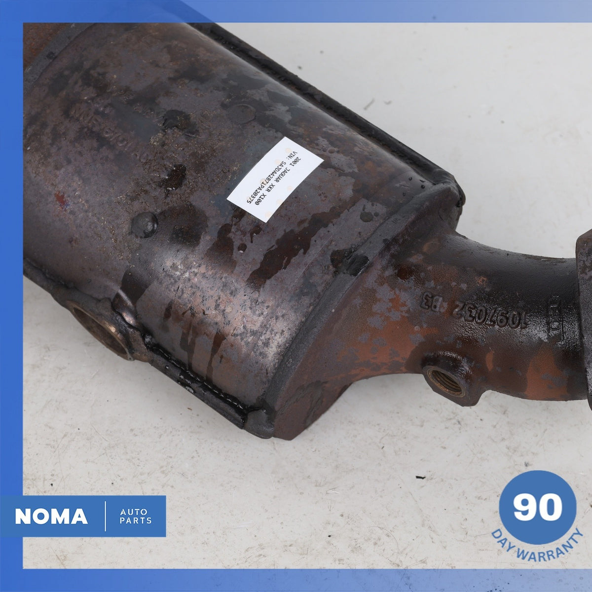 00-03 Jaguar X100 XKR XJR 4.0 S/C Left Side Exhaust Downpipe NNF6701AD OEM - photo 4