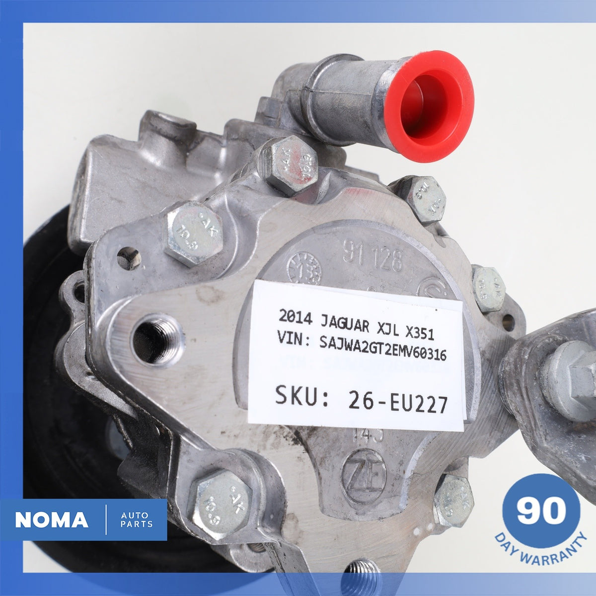 10-19 Jaguar X351 XJ 3.0L 5.0L Power Steering Pump Assembly 8W833A674AB OEM - photo 11