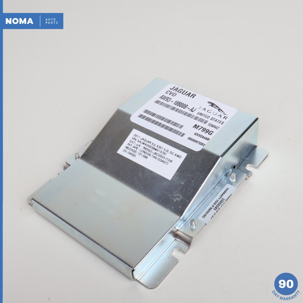 10-12 Jaguar XJL X351 Air Suspension Damping Control Module AW9318B008AJ OEM - photo 5
