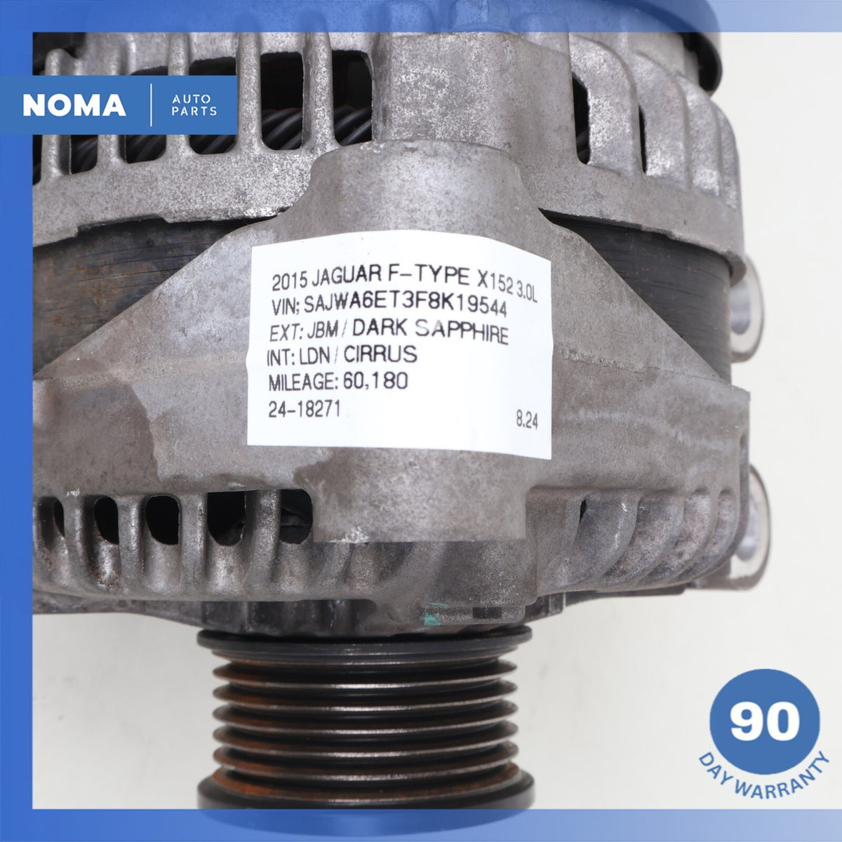10-23 Jaguar X152 F-Type XK XF XE Engine Generator Alternator 8W8310300AC OEM - photo 12