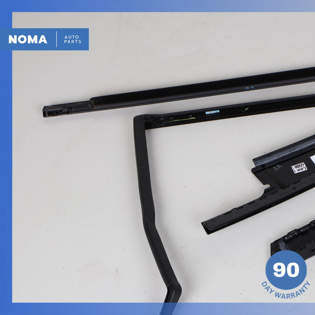 12-19 LR Range Rover Evoque L538 Rear Right Outer Door Window Molding Set OEM - photo 11