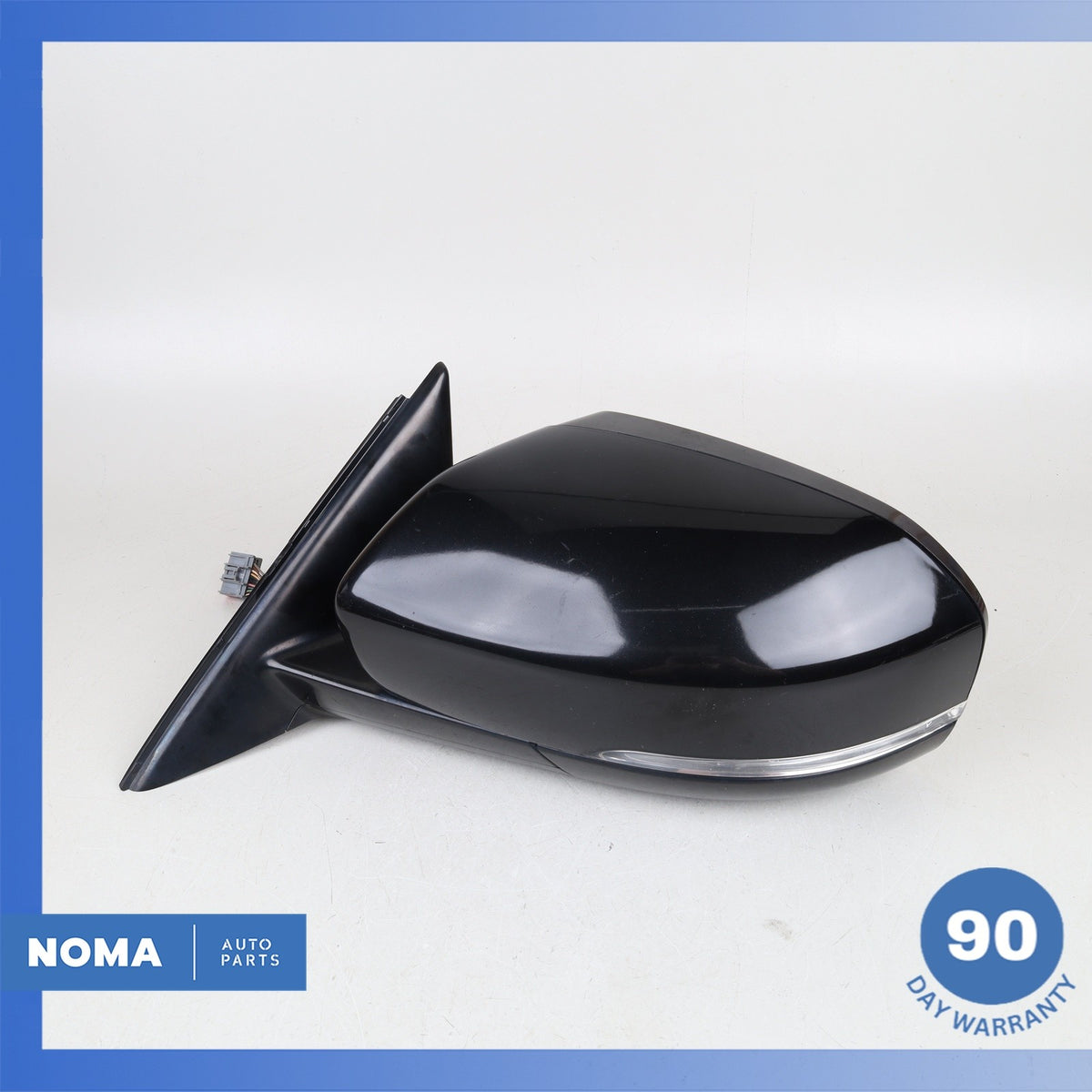 12-13 LR Range Rover Evoque L538 Left Side Rear View Mirror Assembly Black OEM - photo 7
