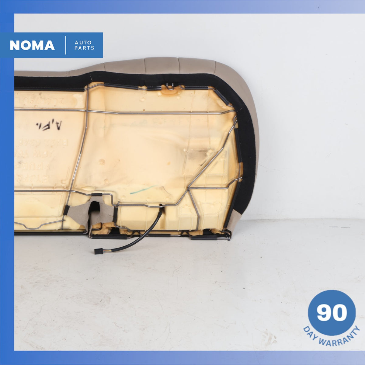 12-15 LR Range Rover Evoque L538 Rear Back Lower Bottom Seat Cushion Beige OEM - photo 11