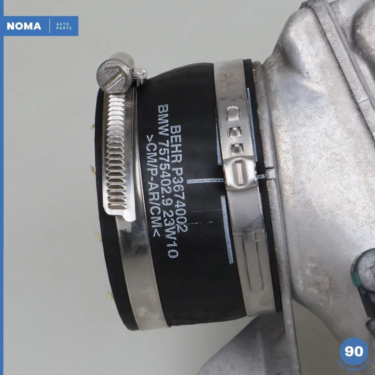 08-19 BMW F02 750i 650i 550i X6 4.4L V8 Left Side Turbocharger Intercooler OEM - photo 9