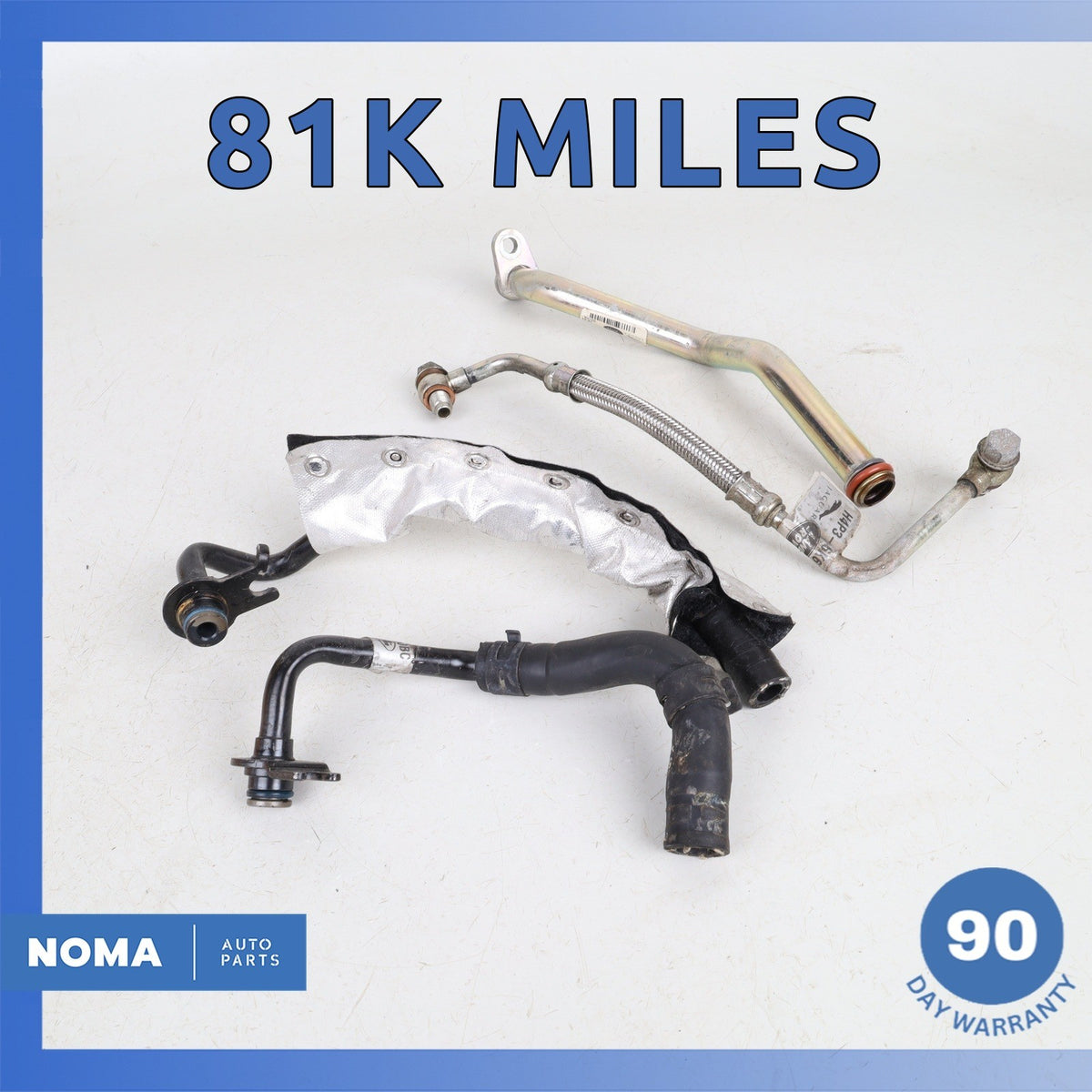 18-23 Range Rover Velar L560 AJ20P4 Turbo Turbocharger Oil Line Set OEM 81k - photo 1