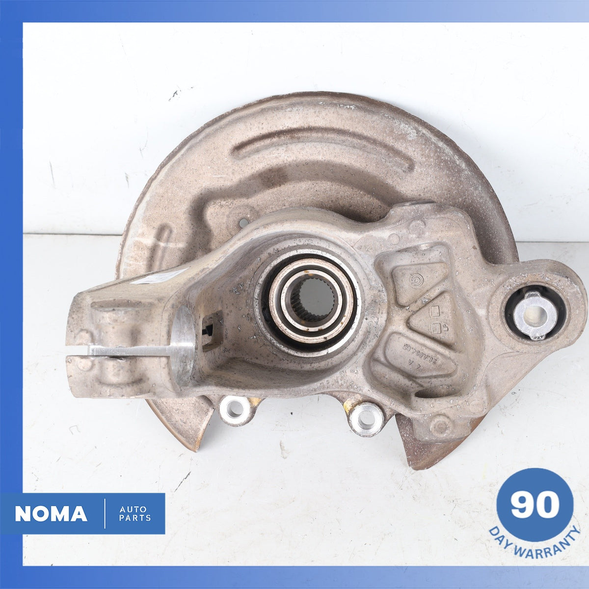 12-19 LR Range Rover Evoque L538 Rear Left Spindle Knuckle Hub w/ Shield OEM - photo 6