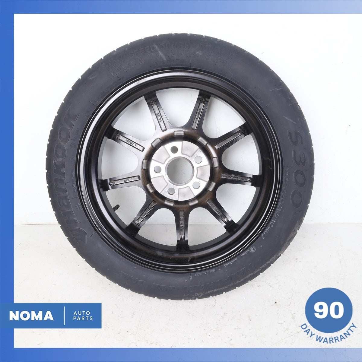 15-26 Hyundai DH G80 Genesis Emergency Spare Tire Wheel 4 X 18 18" OEM - photo 8