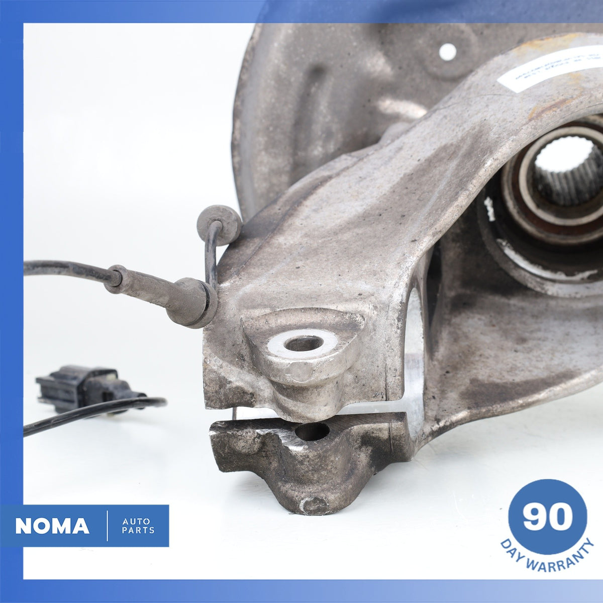 12-19 LR Range Rover Evoque L538 Rear Left Spindle Knuckle Hub w/ Shield OEM - photo 14