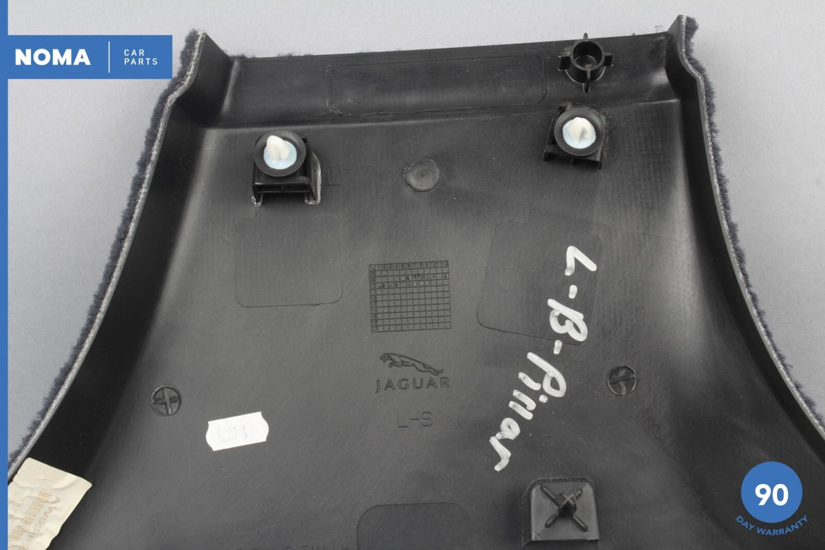 10-15 Jaguar XJL X351 Left Driver Side Lower B Pillar Trim Cover Carpet JMN OEM - photo 8