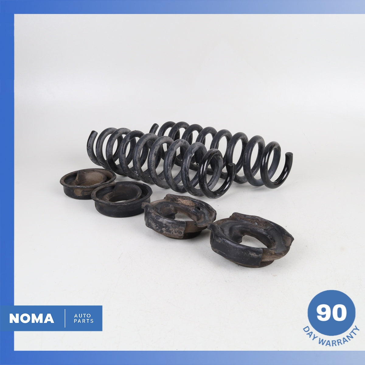 BMW E90 328i 325i 335i Rear Left & Right Shock Strut Spring Set 6767344 OEM 75k - photo 2